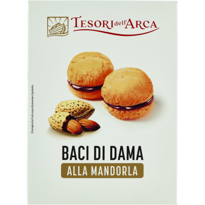 Tesori dell'arca baci di dama alla mandorla 150 g