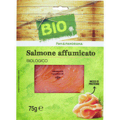 BIO Salmone affumicato Biologico 75 g