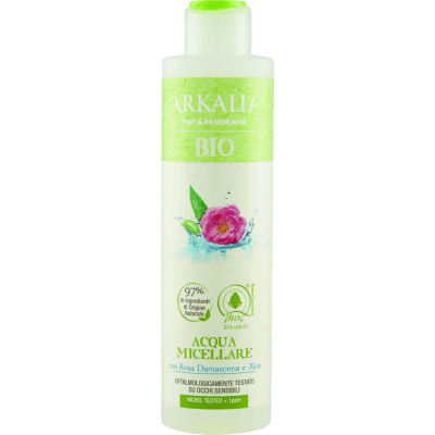 ARKALIA BIO Acqua Micellare con Rosa Damascena e Aloe 200 ml
