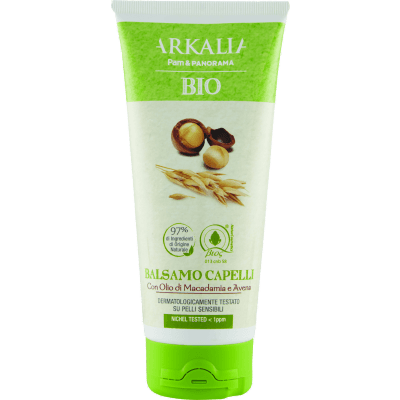 ARKALIA BIO Balsamo Capelli con Olio di Macadamia e Avena 200 ml