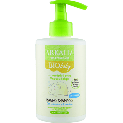 ARKALIA BIO BABY Bagno Shampoo con Calendula e Fiordaliso 300 ml