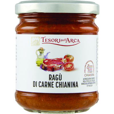 TESORI DELL'ARCA Ragù di Carne Chianina 180 g