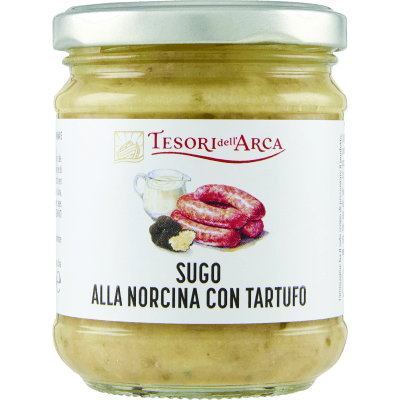 TESORI DELL'ARCA Sugo alla Norcina con Tartufo 180 g