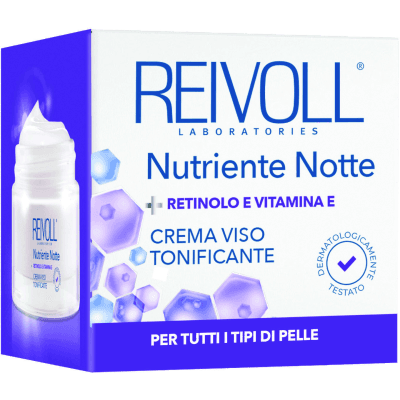 Crema nutriente notte retinolo e vitamina e 50ml reivoll