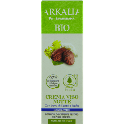 ARKALIA BIO Crema Viso Notte con burro di Karitè e Jojoba 50 ml