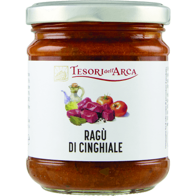TESORI DELL'ARCA Ragù di Cinghiale 180 g