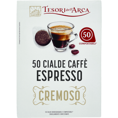 TESORI DELL'ARCA 50 Cialde Caffè Espresso Cremoso 50 x 7,2 g