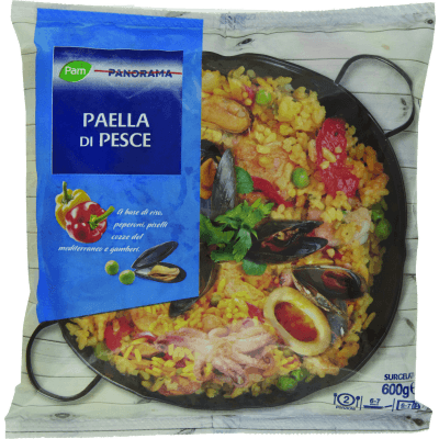 PAM PANORAMA Paella di Pesce Surgelata 600 g