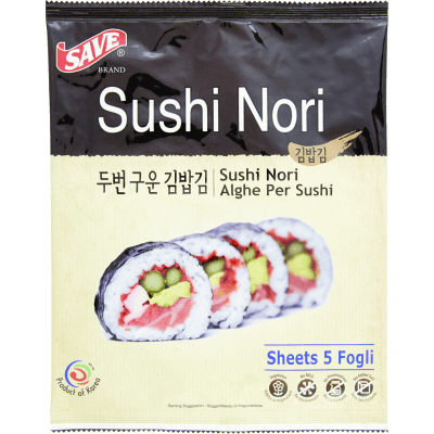 Save Sushi Nori Alghe per Sushi 5 Fogli 10 g