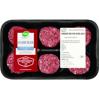 PAM Qualità per te Hamburger Mini Puro Bovino Adulto