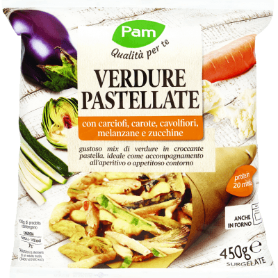 PAM Qualità per te Verdure Pastellate Surgelate 450 g