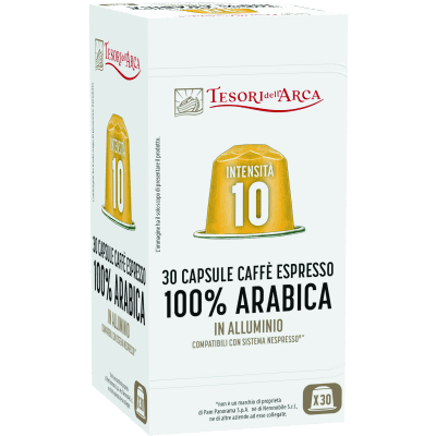 Nespresso alluminio 100% arabica 30c