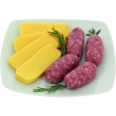 Salsiccia con polenta