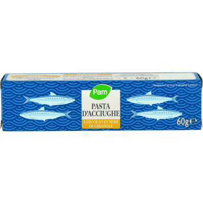 PAM Pasta d'Acciughe con Olio di Semi di Girasole 60 g