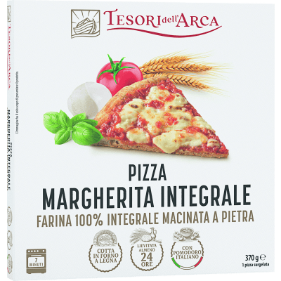 TESORI DELL'ARCA Pizza Margherita Integrale 370 g