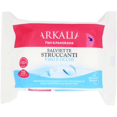 ARKALIA Salviette Struccanti Viso e Occhi 25 pz