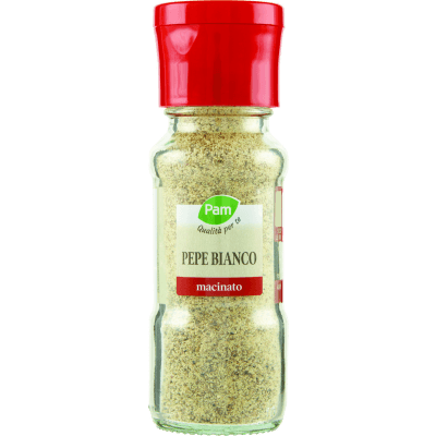 PAM Qualità per te Pepe Bianco macinato 50 g
