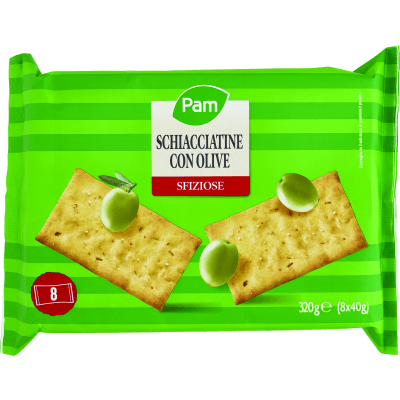 Schiacciatine con Olive 8 x 40 g