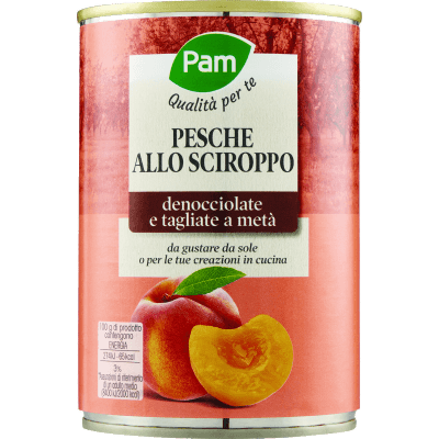 PAM Qualità per te Pesche allo Sciroppo 415 g