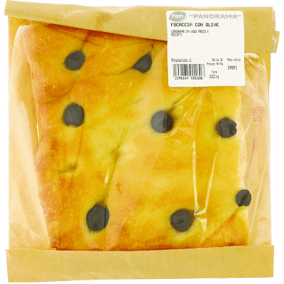 Focaccia con olive