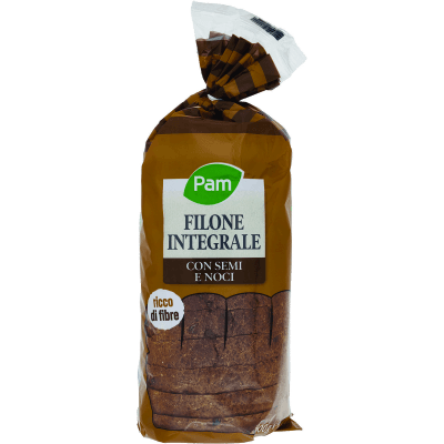 PAM Filone Integrale con Semi e Noci 500 g