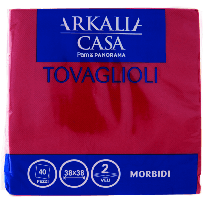 ARKALIA CASA Tovaglioli 2 Veli 38x38 40 pz