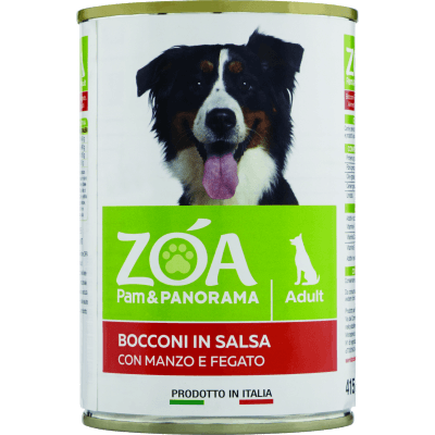 ZOA Adult Bocconi in Salsa con Manzo e Fegato 415 g