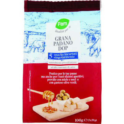 PAM Qualità per te Grana Padano DOP 5 x 20 g