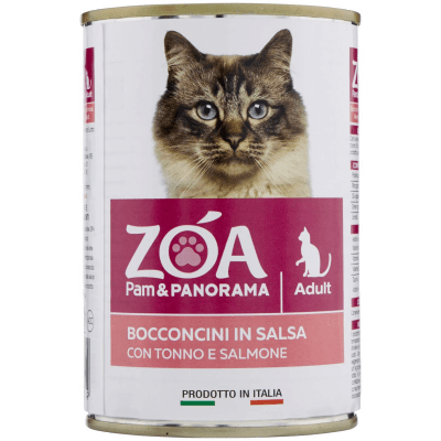 ZOA Adult Bocconcini in Salsa con Tonno e Salmone 415 g – immagine 9