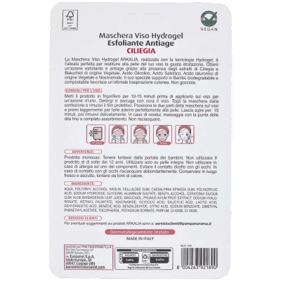 ARKALIA Maschera Viso Hydrogel Esfoliante Antiage 1 pz – immagine 11