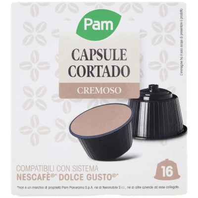 PAM Capsule Cortado Cremoso Compatibili Nescafè* Dolce Gusto* 100,8g (16x6,3g) – immagine 9