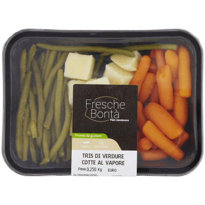 FRESCHE BONTÁ Tris di Verdure Cotte al Vapore 250 g – immagine 9