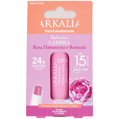 ARKALIA Balsamo Labbra Rosa Damascena e Retinolo SPF 15 UVA Idratante 5,7 ml – immagine 9