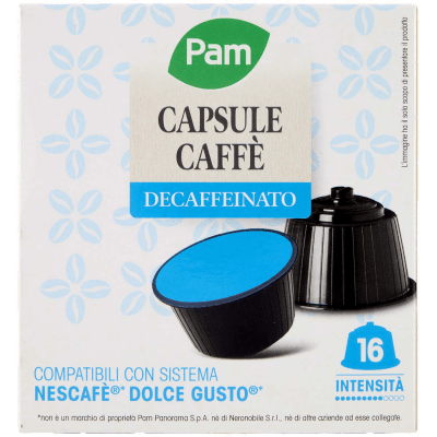 PAM Capsule Caffè Decaffeinato Compatibili Nescafè* Dolce Gusto* 120g (16x7,5g) – immagine 11