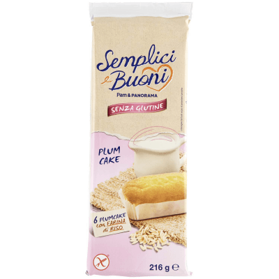 SEMPLICI E BUONI Senza Glutine Plum Cake 216g (36g x 6) – immagine 9