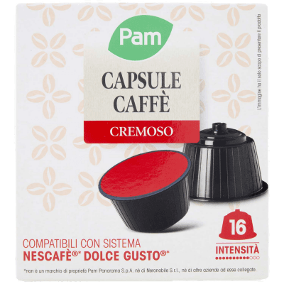 PAM Capsule Caffè Cremoso Compatibili Nescafè* Dolce Gusto* 120g (16x7,5g) – immagine 9