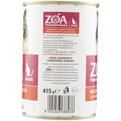 ZOA Adult Bocconcini in Salsa con Manzo 415 g – immagine 12