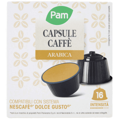 PAM Capsule Caffè Arabica Compatibili Nescafè* Dolce Gusto* 120g (16x7,5g) – immagine 9