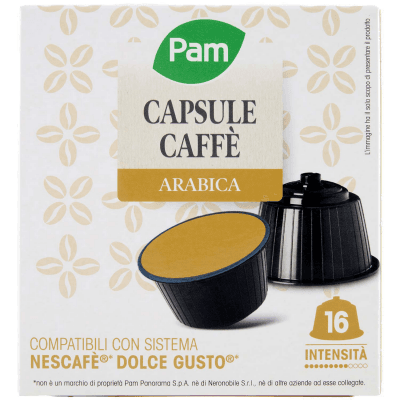 PAM Capsule Caffè Arabica Compatibili Nescafè* Dolce Gusto* 120g (16x7,5g) – immagine 11