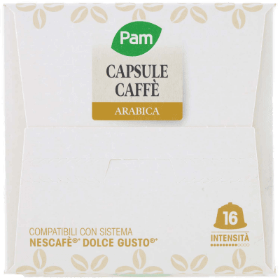 PAM Capsule Caffè Arabica Compatibili Nescafè* Dolce Gusto* 120g (16x7,5g) – immagine 13