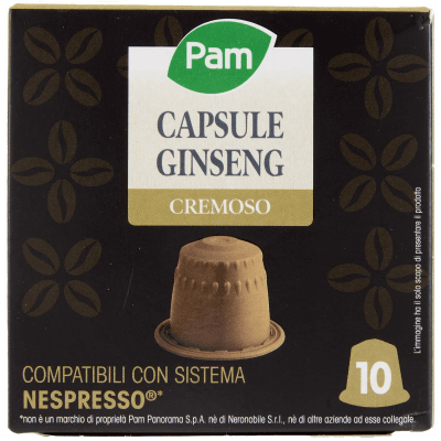 PAM Capsule Ginseng Cremoso Compatibili Nespresso* 43g (10x4,3g) – immagine 11