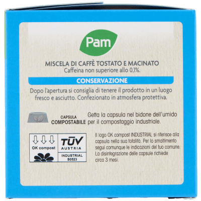 PAM Qualità per te Decaffeinato 10 capsule Compatibili con sistema Lavazza* a Modo Mio* 70g (7gx10) – immagine 12