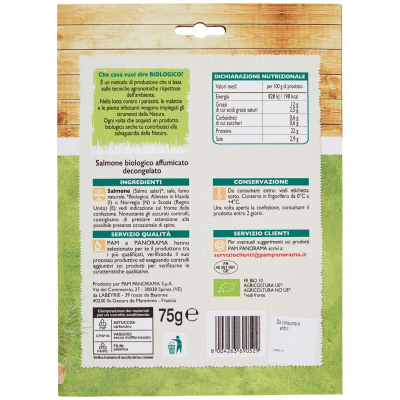 BIO Salmone affumicato Biologico 75 g – immagine 11