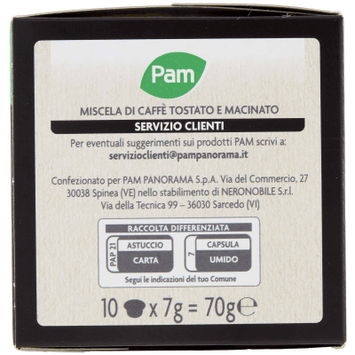 PAM Qualità per te Intenso 10 capsule Compatibili con sistema Lavazza* a Modo Mio* 70g (7g x 10) – immagine 10