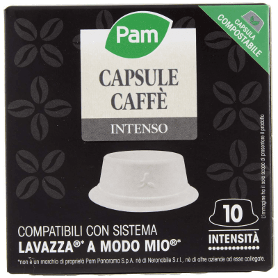 PAM Qualità per te Intenso 10 capsule Compatibili con sistema Lavazza* a Modo Mio* 70g (7g x 10) – immagine 11
