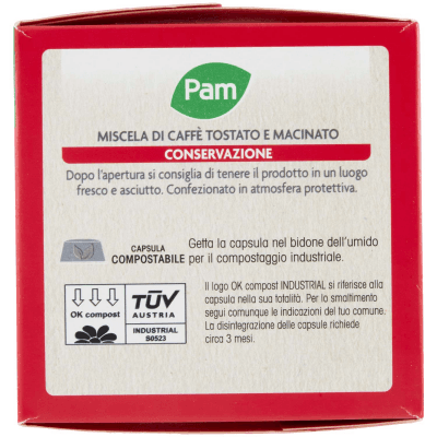 PAM Qualità per te Cremoso 10 capsule Compatibili con sistema Lavazza* a Modo Mio* 70g (7g x 10) – immagine 12