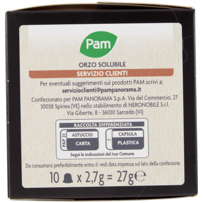 PAM Capsule Orzo Intenso Compatibili Nespresso* 27g (10x2,7g) – immagine 10