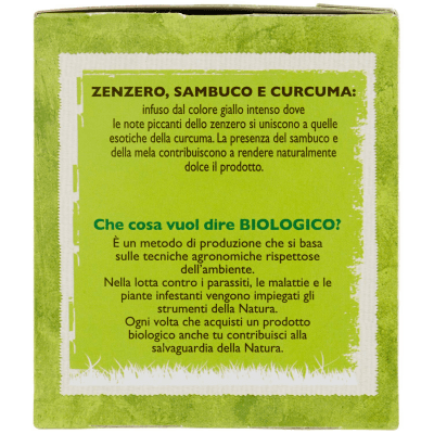 BIO Infuso di zenzero sambuco e curcuma 20 x 1,85 g – immagine 10