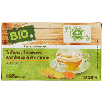 BIO Infuso di zenzero sambuco e curcuma 20 x 1,85 g – immagine 11