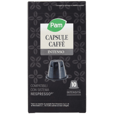 PAM Capsule Caffè Intenso Compatibili Nespresso* 56g (10x5,6g) – immagine 9